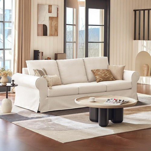 89in farmhouse fabric - 89in, sofa