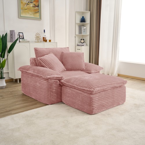 Oversized sofa chair and - and, a