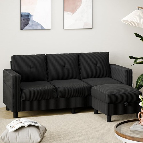 Modern upholstered sectional - modern,