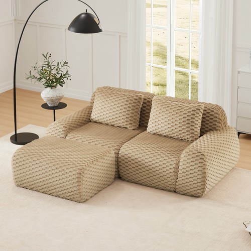 Modern shaped modular - 82", l-shaped
