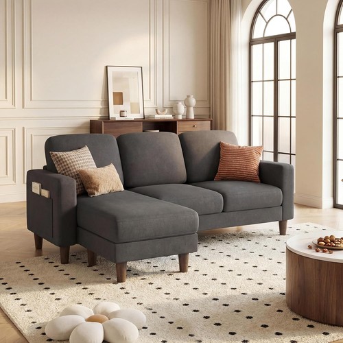 Shaped sectional sofa seat - l-shaped, 3