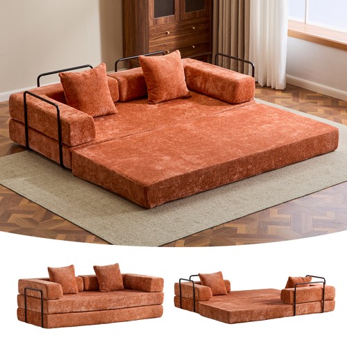 Orange chenille - 77",