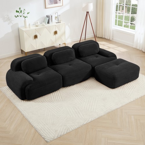 Shaped modular sofa no - l-shaped,