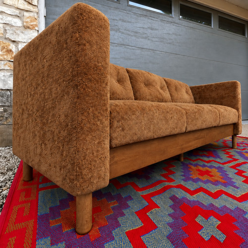 Modern chenille sofa - modern,