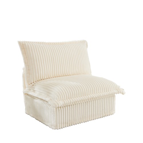Armless sofa cream - armless,