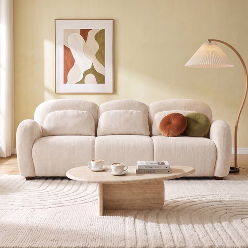 Modern 3 seater - seater, boucle