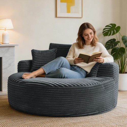 Oversized chaise lounge chair - chaise,