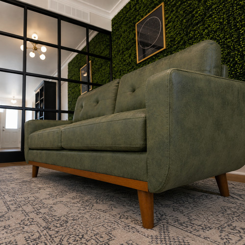 Mid century modern olive green - mid-century,