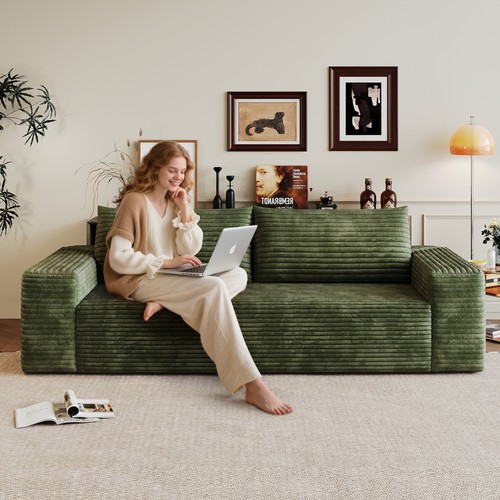 3setaser sofa corduroy - 71",