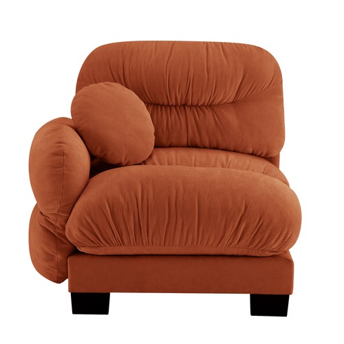 Sofa lsf chenille orange - sofa,