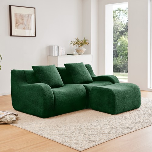 Shaped teddy fabric seat - teddy,