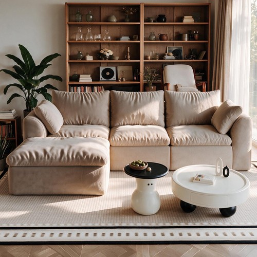 Corner sectional sofa - 96.5",